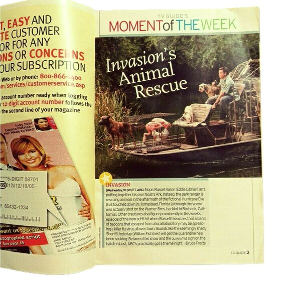 TV Guide Reba McEntire as Lucy Cover 2005 Last Issue Collectible Small Size VTG - Picture 8 of 9